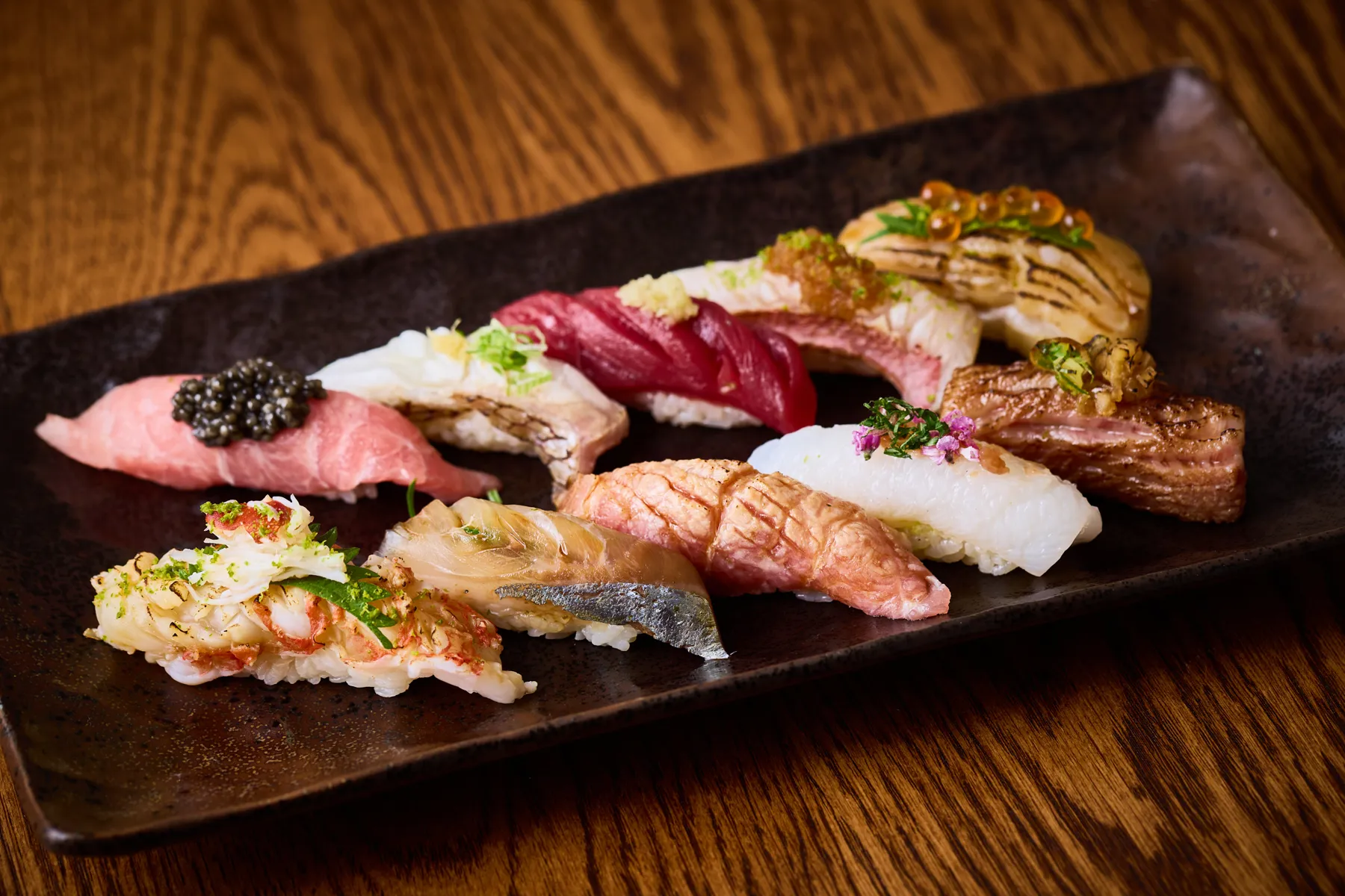 Authentic Japanese Nigiri Sushi