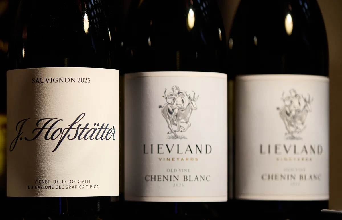 Selection of wines