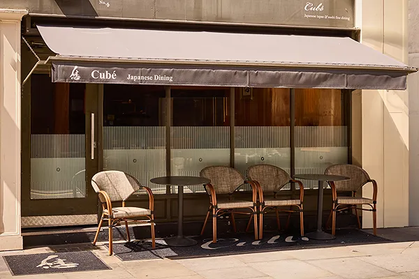 Japanese restaurant Outside Tables
