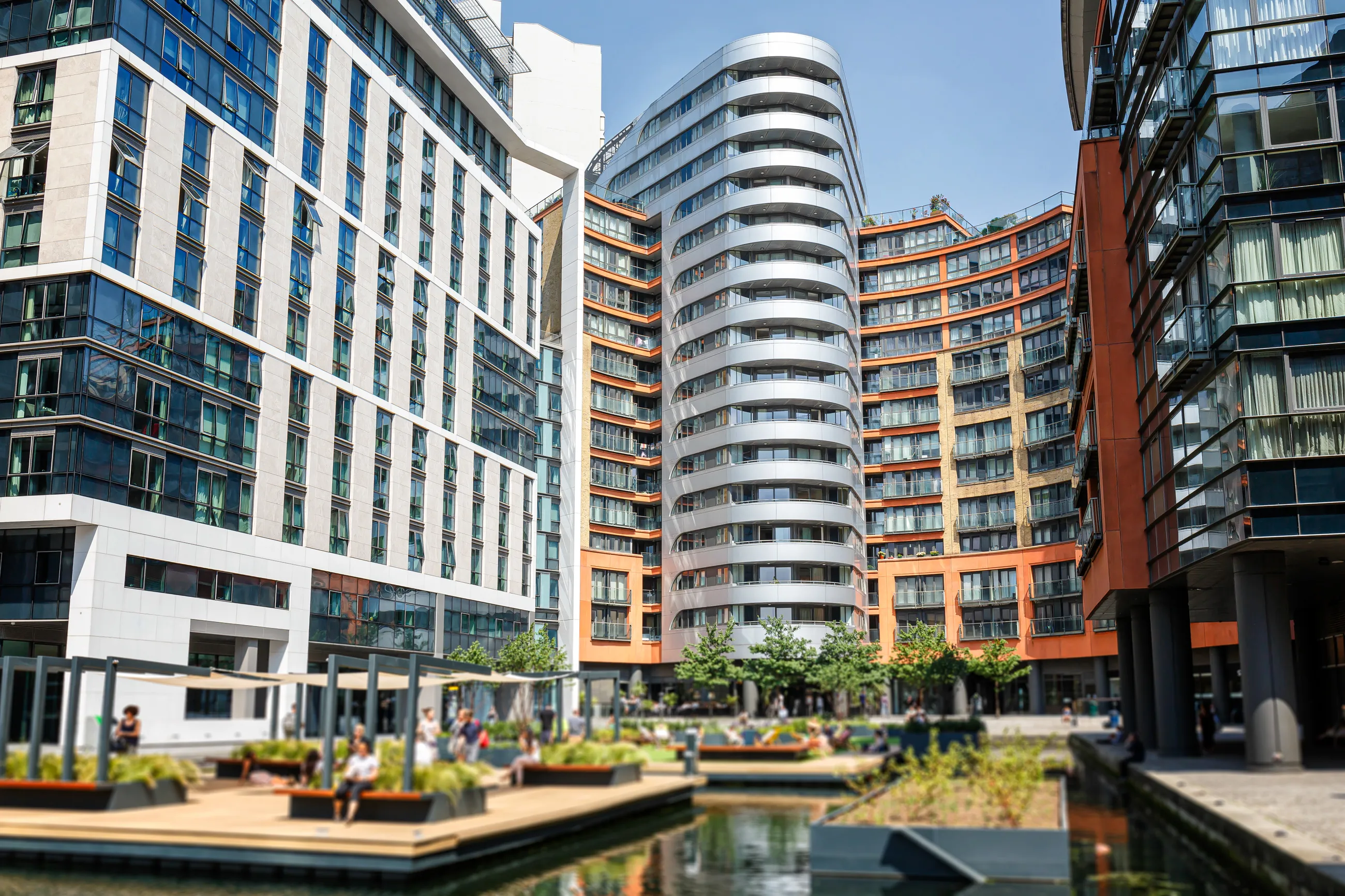 Modern Mansion Block in London